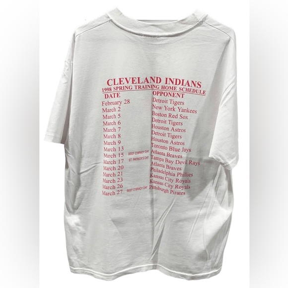 Hanes Vintage Men's White Beef O Brady's Baseball Spring Training T-shirt Large - Picture 9 of 11